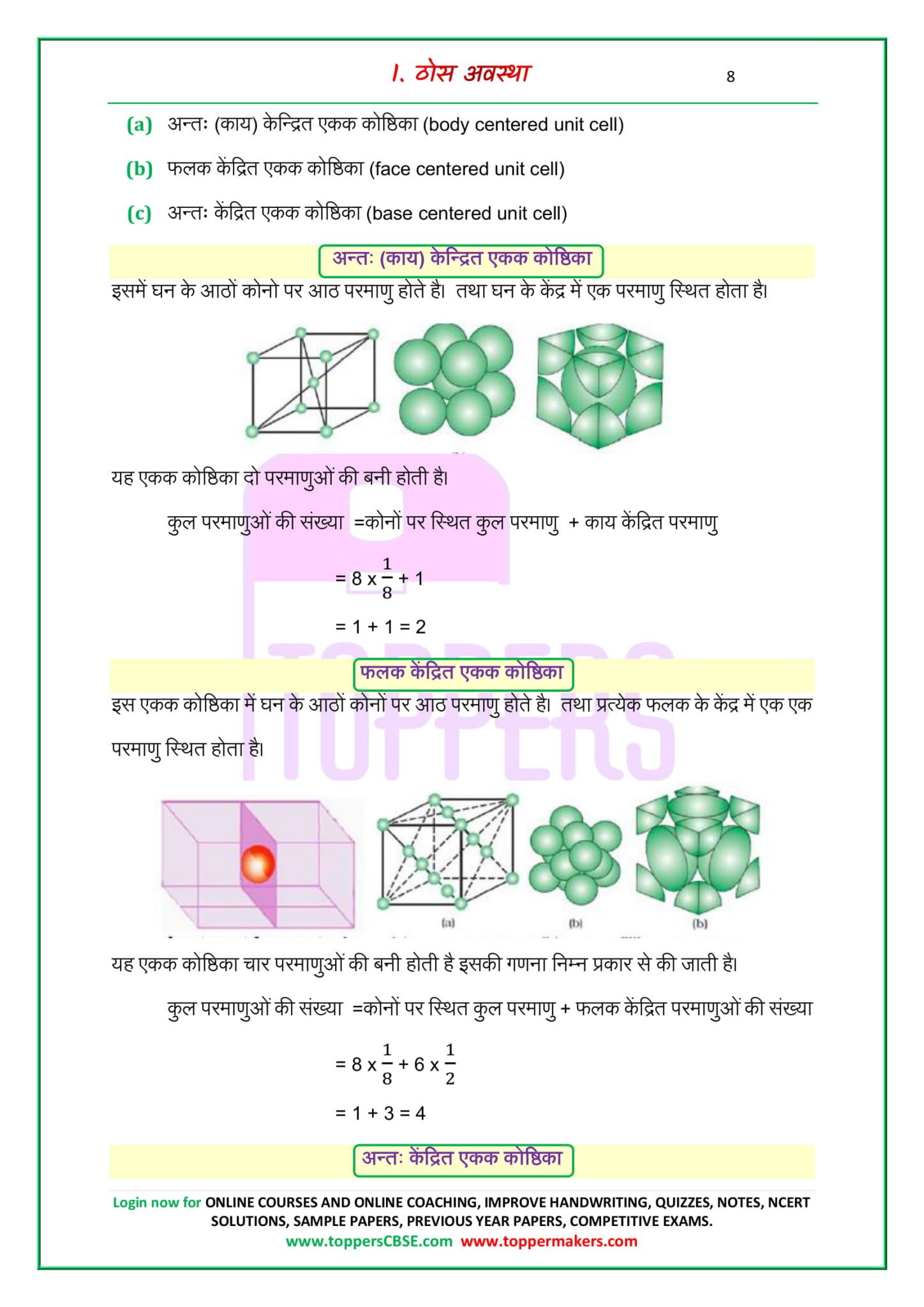 class 12 chemistry notes in hindi