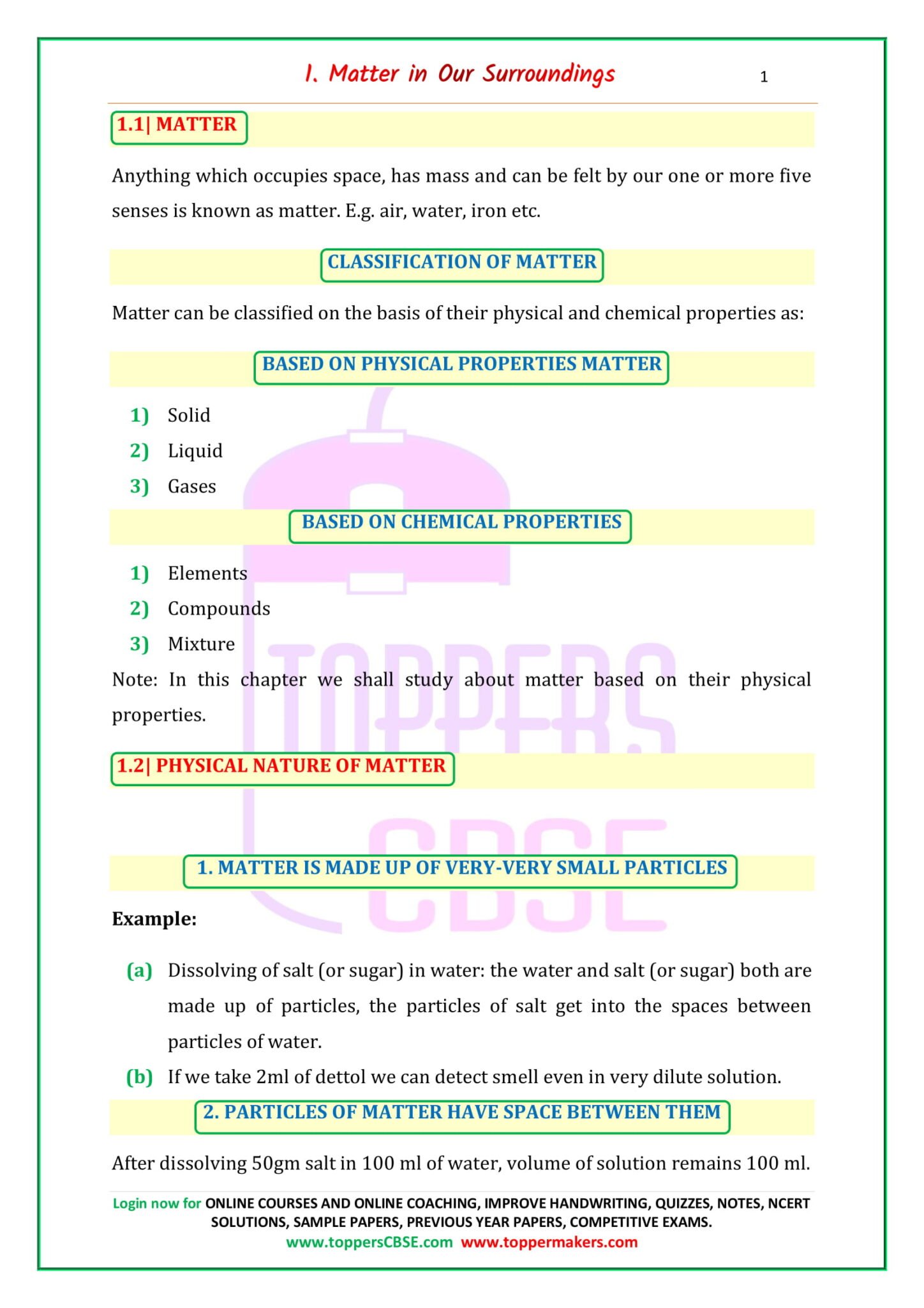 cbse-class-9-science-notes-chapter-1-matter-in-our-surroundings