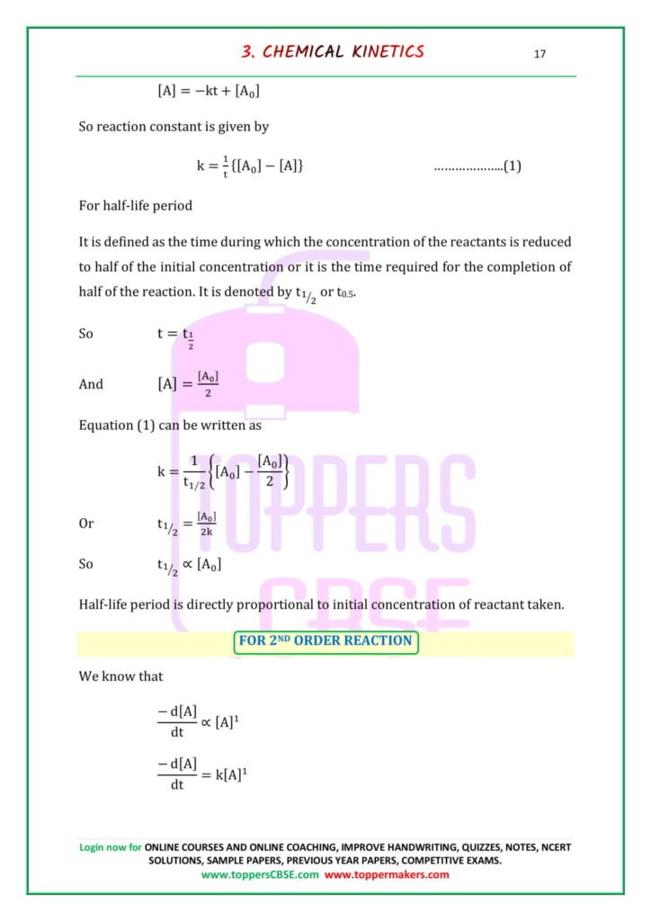 Chemical Kinetics