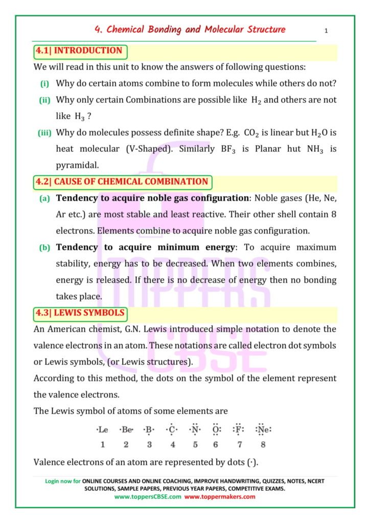 class 11 chemistry chapter 4 notes byju's