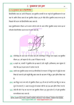 Class 12 Physics Notes in Hindi Chapter 5 Magnetism and Matter ...